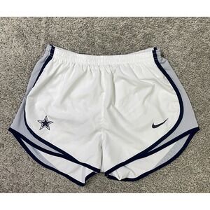Nike Women's NFL Dallas Cowboys running shorts Size S Lined 469800 Workout 3"
